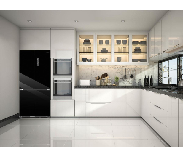 Lodówka MPM 503-SSI-13/D Multidoor Slot-In No Frost 190,2cm Czarne Szkło Do Obudowy 505L - 1502630 - zdjęcie 16